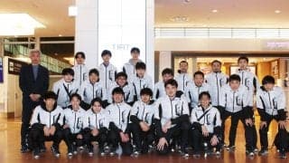 代表入りへアピール　男子日本代表若手有望選手がフランスから帰国