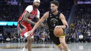 ウォリアーズが今季最長タイの5連勝、トンプソンは「ベンチ陣が本当に向上している」