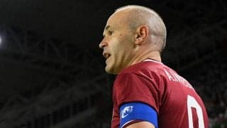 イニエスタがルパン三世に心を盗まれる？神戸の開幕3連勝祝福にスタンドのユニーク横断幕をプラス