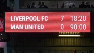 レーティング：リバプール 7-0 マンチェスター・ユナイテッド《プレミアリーグ》