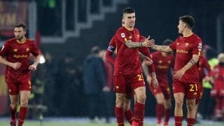 ローマDFマンチーニが地を這う強烈な決勝ミドル！  「打ったらうまくいった」