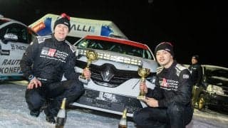 フィンランド選手権タルビラリーでTGR育成の山本雄紀が3位フィニッシュ