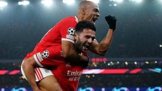 レーティング:ベンフィカ 5-1(AGG:7-1) クラブ・ブルージュ《CL》