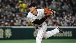 大谷翔平、最速160キロで2回まで3K無失点　剛速球に場内どよめき、第1打席は四球