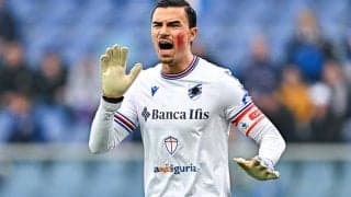 残留を争うサンプドリアに痛手…守護神アウデーロがトレーニング中の負傷で数週間の離脱か