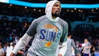 ケビン・デュラントが試合前のウォームアップで左足首を捻挫…3週間の戦線離脱へ