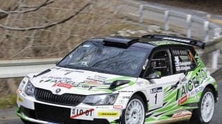 全日本ラリー新城：シュコダ・ファビアR5のヘイキ・コバライネン／北川紗衣が今季初勝利