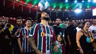 マルセロが16年ぶりにフルミネンセ復帰！　加入セレモニーに35000人集結、背番号は慣れ親しんだ…