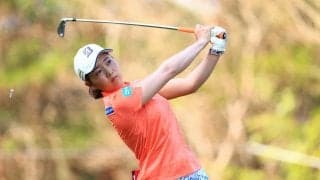 大谷翔平に連夜くぎ付け 佐藤心結が成長実感のノーボギー