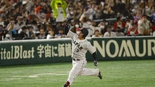 【WBC】侍ジャパン、牧秀悟が今大会“第2号”　大谷翔平の代打でレフトスタンドへ叩き込む