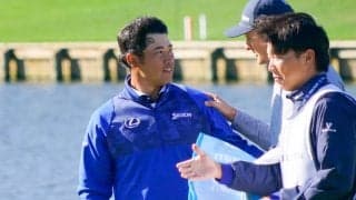 松山英樹が3戦ぶり予選通過 早朝の再開ホールでイーグル