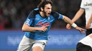 クワラツヘリアが先制弾、ナポリがアタランタ下して白星取り戻す《セリエA》