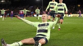 ハーランドのPK弾が決勝点！　シティが天敵パレスに辛勝で首位アーセナルに圧力《プレミアリーグ》