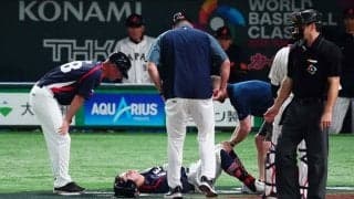 朗希の162キロ直撃「本当に恐怖でした」　死球のチェコ選手は“山川の謝罪”に感謝