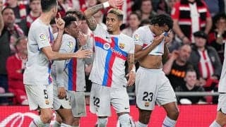 次節クラシコ控えるバルセロナがハフィーニャ2戦連発でアスレティック撃破！　守護神のパラドンにVARで土壇場被弾回避の辛勝《ラ・リーガ》