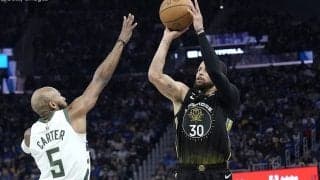 バックス戦で逆転勝利の主役を演じたカリー「自分たちにはできるんだという信念がある」