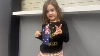 “天使の声”に悶絶「かわいすぎません？」　日本中が虜…3歳少女がパパに送る大声援