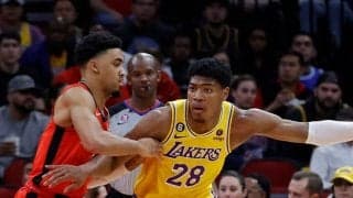 レブロンとデイビスを欠いたレイカーズ、ロケッツに敗れて勝率5割ならず…八村塁は先発出場も5得点