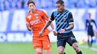 川崎・マルシーニョがC大阪戦で今季初ゴール宣言！ 試合前に来日する家族に向けたゴールパフォーマンスも記者に見せた…ベストイレブン再選出に向け闘志十分