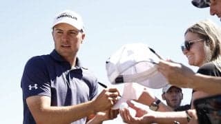 スピースが1打差4位発進 3連覇かかるバーンズは12位