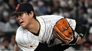 バット振る前に「ボールはミットの中」　騒然の爆速球…大谷翔平が「銃弾投げている」