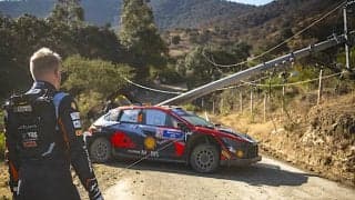 【WRC】ラリー・メキシコ3日目　ラッピが電柱に激突でリタイア、トヨタのオジエとエバンスが1-2体制を築く