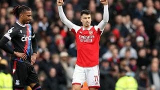 サカ2G1Aのアーセナルがヴィエラ解任のC・パレスに圧勝！　リーグ6連勝で2位シティと暫定8pt差に《プレミアリーグ》