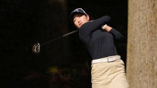 原英莉花は37戦ぶりトップ3 バーディ8つ「ノルマ」達成