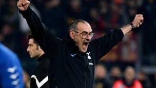 ダービー勝利で2位浮上のラツィオ、サッリ監督「特別な試合での勝利に満足」