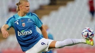 ハーランド、ノルウェー代表でケガ発覚…2戦連続ハットで合流も即離脱に