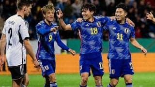 守護神の鈴木彩艶の好守光ったU-22日本代表はドイツとドロー…佐藤恵允＆細谷真大がゴール《国際親善試合》