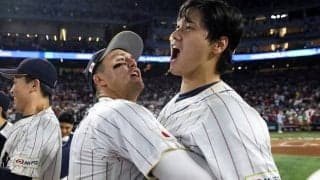 「２２７キロを楽々と」ヌートバーが明かした“ＭＶＰ”大谷翔平の脅威のパワー「僕はショウヘイの３分の１くらいかな」