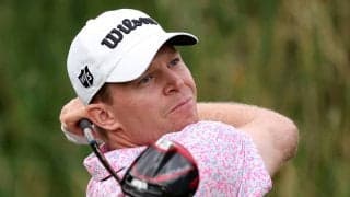 ドイツの34歳が初優勝へ首位浮上 5打差以内に20人ひしめく混戦