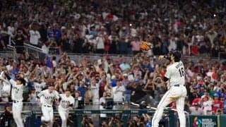 世界一の瞬間に…まさかの“事件”が「癒される」　雄叫び大谷の裏で「お茶目な一場面」