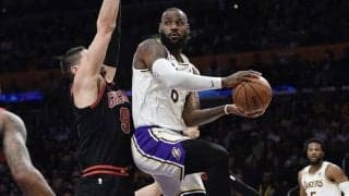 レブロン復帰のレイカーズがブルズに敗れて連勝ストップ…八村塁は出場機会なし