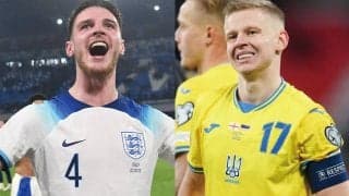 ライスの反応は「YES？NO？」、ユーロ予選でジンチェンコがアーセナルに勧誘したと話題に