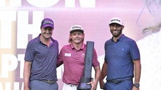 キャメロン・スミスが移籍2戦目で新リーグ初勝利