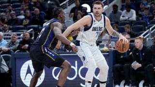 出場停止処分を回避したドンチッチが25得点、マブスがペイサーズを下して連敗脱出