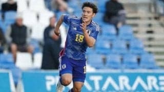 三笘薫の足跡を辿れるか Ｕ－22日本代表の欧州遠征で大学生の佐藤恵允が猛烈アピール