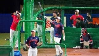 侍Jに唯一の土をつけた「中日最強！」　大谷翔平の“世界一”フリー打撃に整列した夜