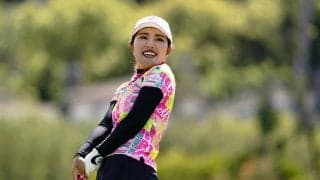 フロントナインを2周 古江彩佳「感覚も合わせて」