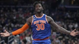 ニックスのオールスターフォワード、ジュリアス・ランドルが左足首捻挫で2週間の離脱