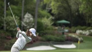 「思い出に残るんだから…」馬場咲希は初オーガスタで父に応える水切りショット