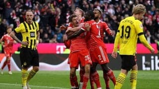 トゥヘル初陣バイエルンがドルトムントとのデア・クラシカーを快勝で制し首位奪還《ブンデスリーガ》