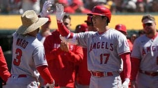 【MLB】大谷翔平、藤浪晋太郎は「立ち上がり素晴らしかった」　貫禄のフェン直適時打