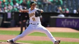 【MLB】藤浪晋太郎は「衝撃的なもの持っている」　3回8失点も…捕手が称えた「えげつない球」