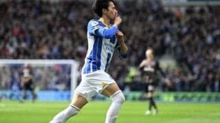 三笘薫、プレミア日本人記録のゴールも見せ場はあとひとつだけ　プレー機会が絶対的に少なかったのはなぜか