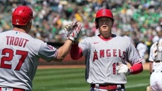 【MLB】藤浪晋太郎を粉砕「とんでもない当たり」　大谷翔平、我慢解放した「ミサイル」