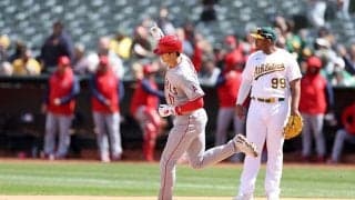 【MLB】大谷翔平、今季1号は特大136mソロ　9回代打で途中交代、4打数1安打1打点