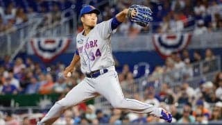 【MLB】千賀滉大の“宝刀”は「テーブルから落ちている」　背後で見守った同僚驚愕「ヤバかった」